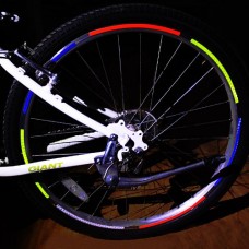 HuaYang MTB Road Bike Bicycle Cycling Wheel Rim Light Reflective Stickers Decal(Pack of 1: Blue) - B00E8CC82O